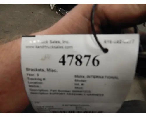 Brackets, Misc. INTERNATIONAL  K &amp; R Truck Sales, Inc.