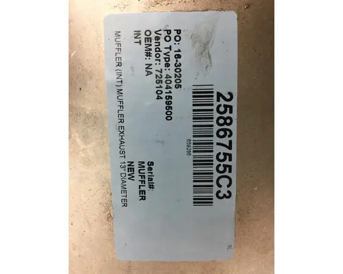 Muffler INTERNATIONAL  Marshfield Transportation Products