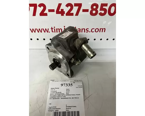 Water Pump INTERNATIONAL  Tim Jordan's Truck Parts, Inc.