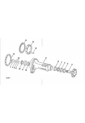 International 2500B Equip Axle