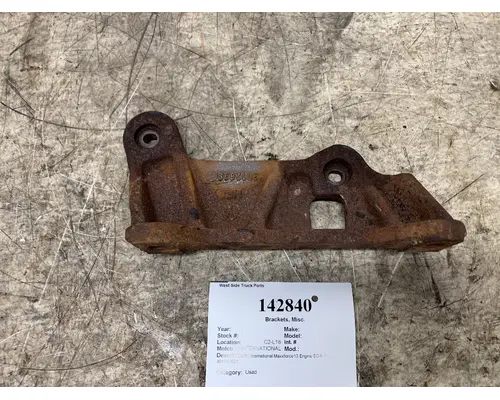 Brackets, Misc. INTERNATIONAL 3012836C1 West Side Truck Parts