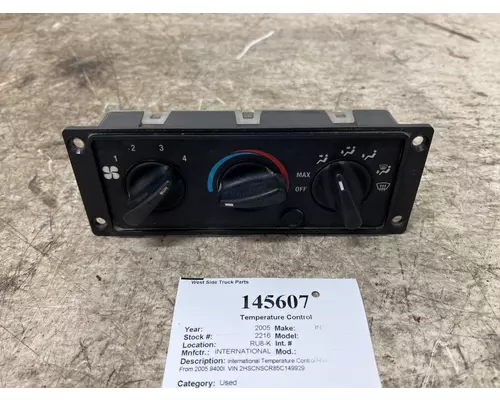 Temperature Control INTERNATIONAL 3518702C93 West Side Truck Parts