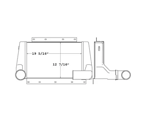 Charge Air Cooler (ATAAC) INTERNATIONAL 3800 Frontier Truck Parts