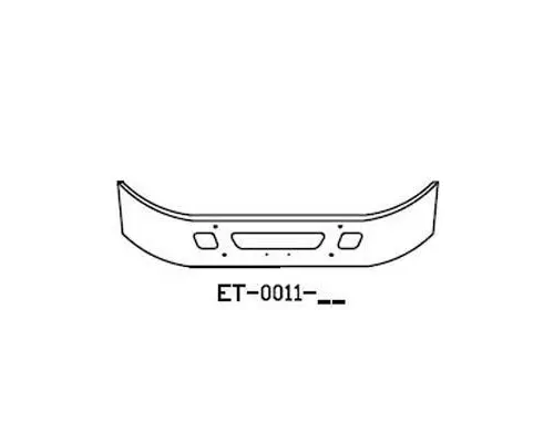 International 4000 SERIES Bumper Assembly, Front