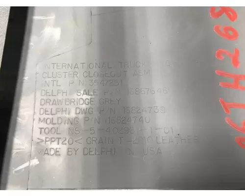 International 4200 Dash Assembly