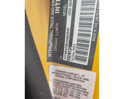 International 4200 Hood