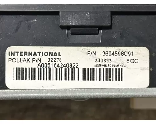 International 4200 Instrument Cluster