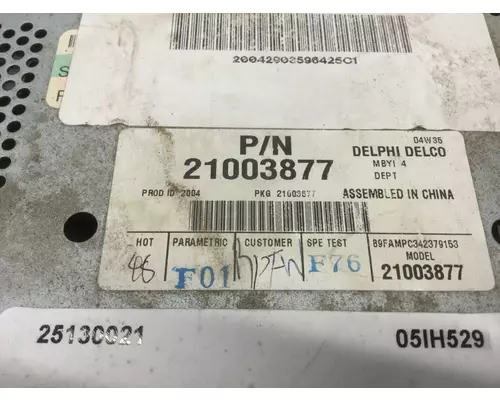 International 4300 AV Equipment