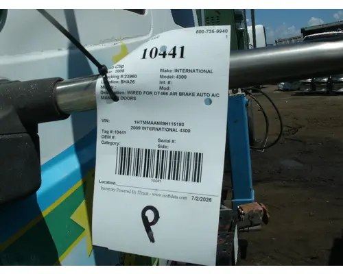 Cab INTERNATIONAL 4300 Big 3 Truck Parts, LLC