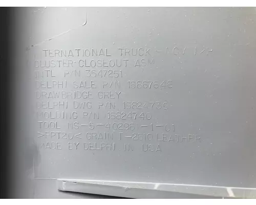 International 4300 Dash Assembly