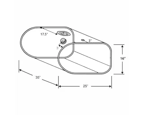 Fuel Tank INTERNATIONAL 4300 LKQ Plunks Truck Parts And Equipment - Jackson