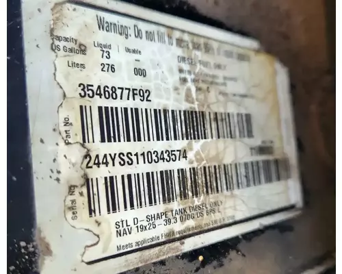 International 4300 Fuel Tank