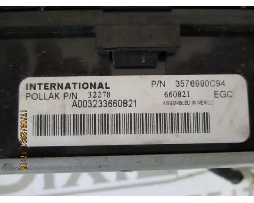 International 4300 Instrument Cluster