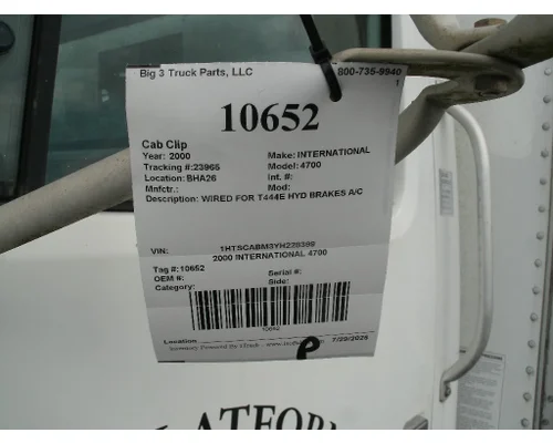 Cab INTERNATIONAL 4700 Big 3 Truck Parts, LLC