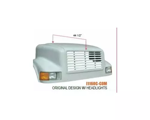 Hood INTERNATIONAL 4900 1990-2002 LKQ Western Truck Parts