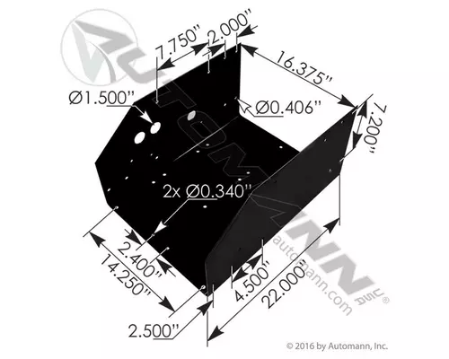 International 4900 Battery Box