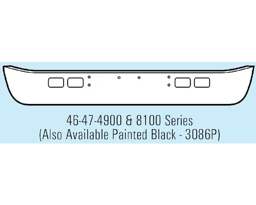 International 4900 Bumper Assembly, Front