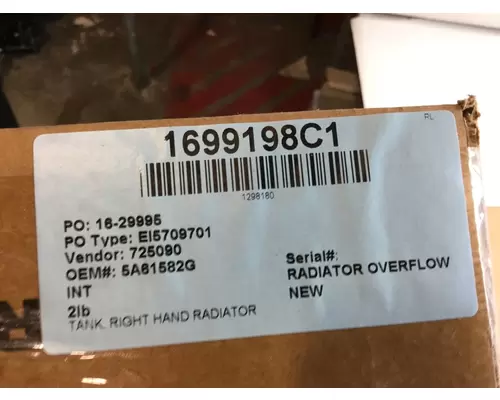 Radiator Overflow Bottle INTERNATIONAL 5000 Marshfield Transportation Products