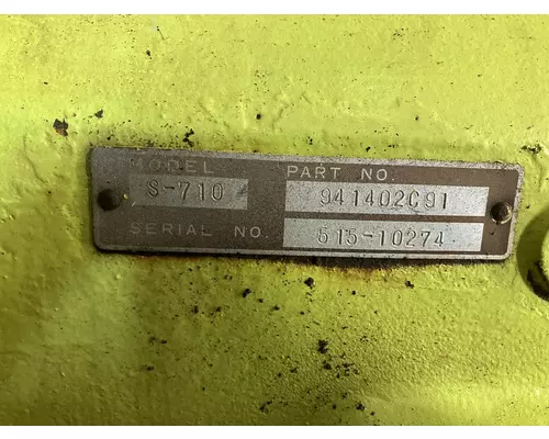 International 515 Equip Transmission