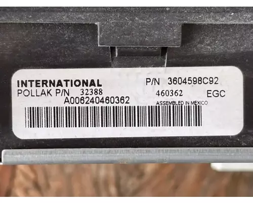 International 7300 Instrument Cluster