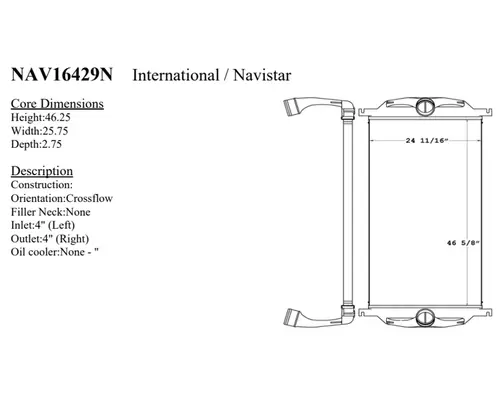 Charge Air Cooler (ATAAC) INTERNATIONAL 7400 Frontier Truck Parts