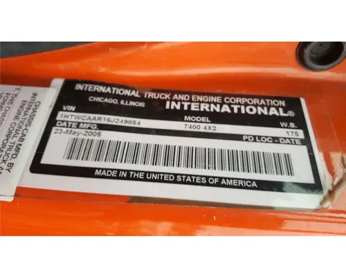 International 7400 Miscellaneous Parts