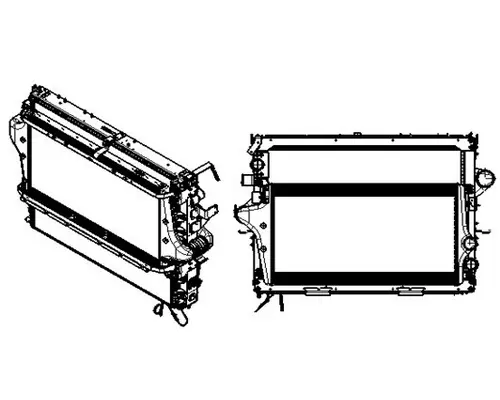 Radiator INTERNATIONAL 7400 LKQ Geiger Truck Parts