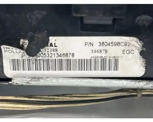 International 7500 Instrument Cluster