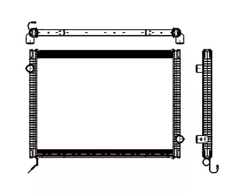 Radiator INTERNATIONAL 7600 LKQ Western Truck Parts