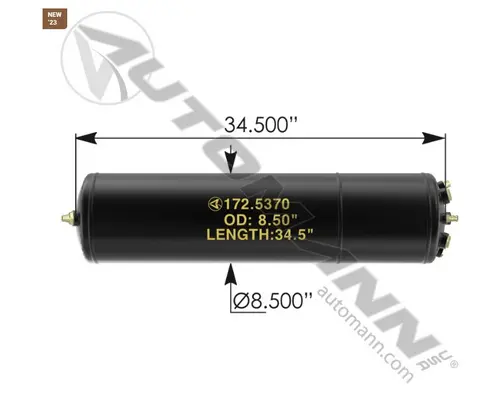 Air Tank INTERNATIONAL 8500 LKQ Thompson Motors - Wykoff