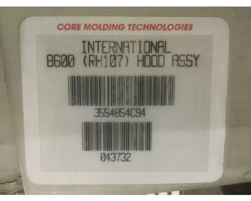 International 8600 Hood