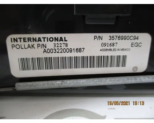 International 8600 Instrument Cluster