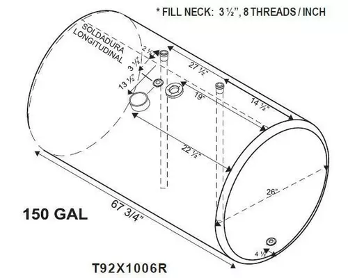 Fuel Tank INTERNATIONAL 9200 1988-1997 LKQ Western Truck Parts