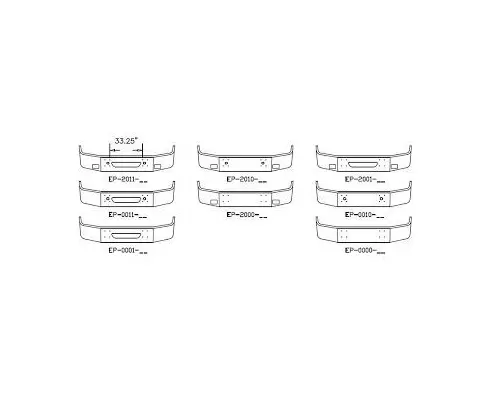 Bumper Assembly, Front International 9200/9400I Holst Truck Parts