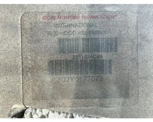 International 9200I Hood
