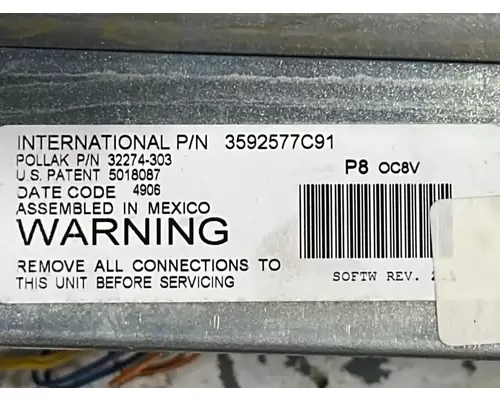 International 9200I Instrument Cluster