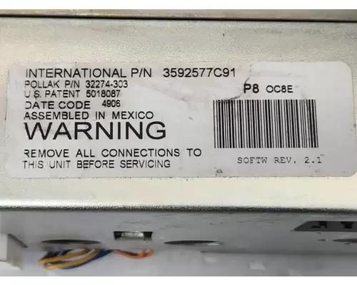 International 9200I Instrument Cluster