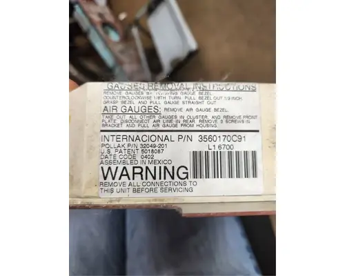 International 9200I Interior Parts, Misc.