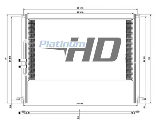 Air Conditioner Condenser INTERNATIONAL 9200 LKQ Plunks Truck Parts And Equipment - Jackson