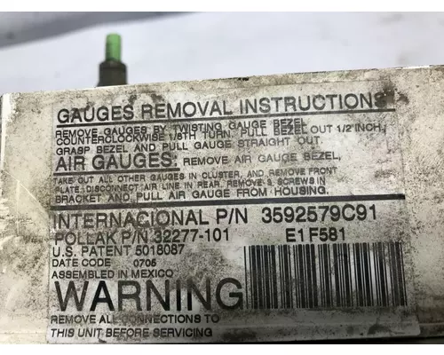 International 9200 Dash Assembly