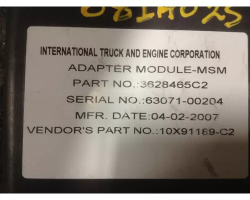 International 9200 Electrical Misc. Parts