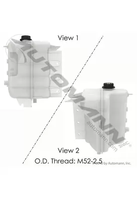 International 9200 Radiator Overflow Bottle / Surge Tank