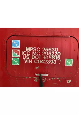 International 9200 Sleeper Door