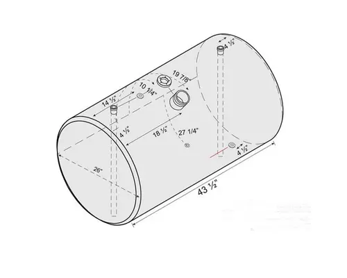 Fuel Tank INTERNATIONAL 9200I 1999-2008 LKQ Western Truck Parts