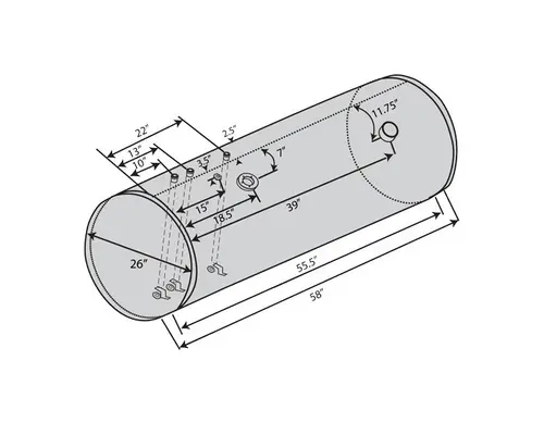 Fuel Tank INTERNATIONAL 9200I 1999-2008 LKQ Heavy Truck Maryland