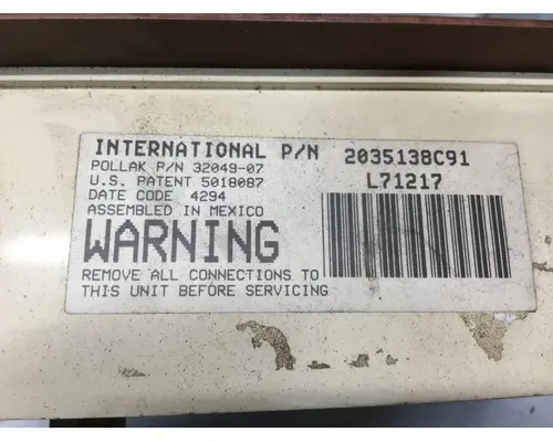 International 9300 Dash Panel