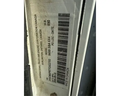 International 9400I Miscellaneous Parts