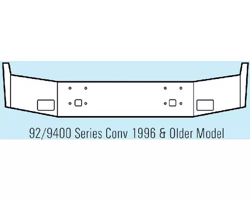 International 9400 Bumper Assembly, Front