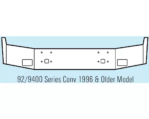 International 9400 Bumper Assembly, Front