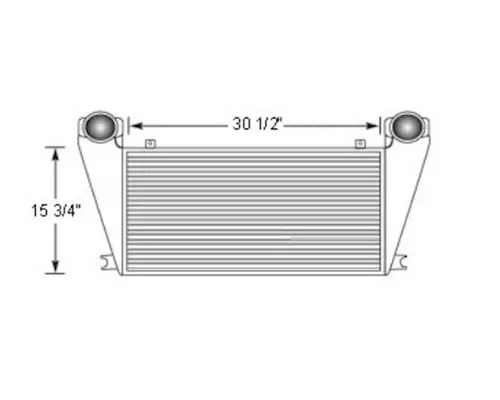 Charge Air Cooler (ATAAC) INTERNATIONAL 9400 Frontier Truck Parts